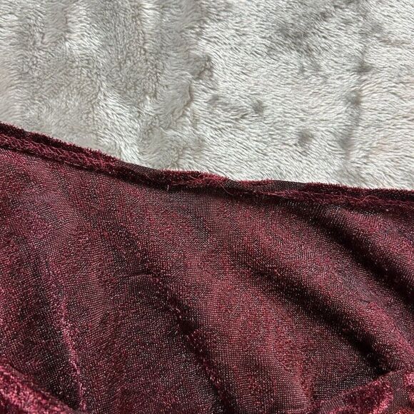 Vtg Velvet Burnout top Womens plus Sz 22/24 2x Y2K Goth Vampire Whimsigoth USA - Picture 10 of 10